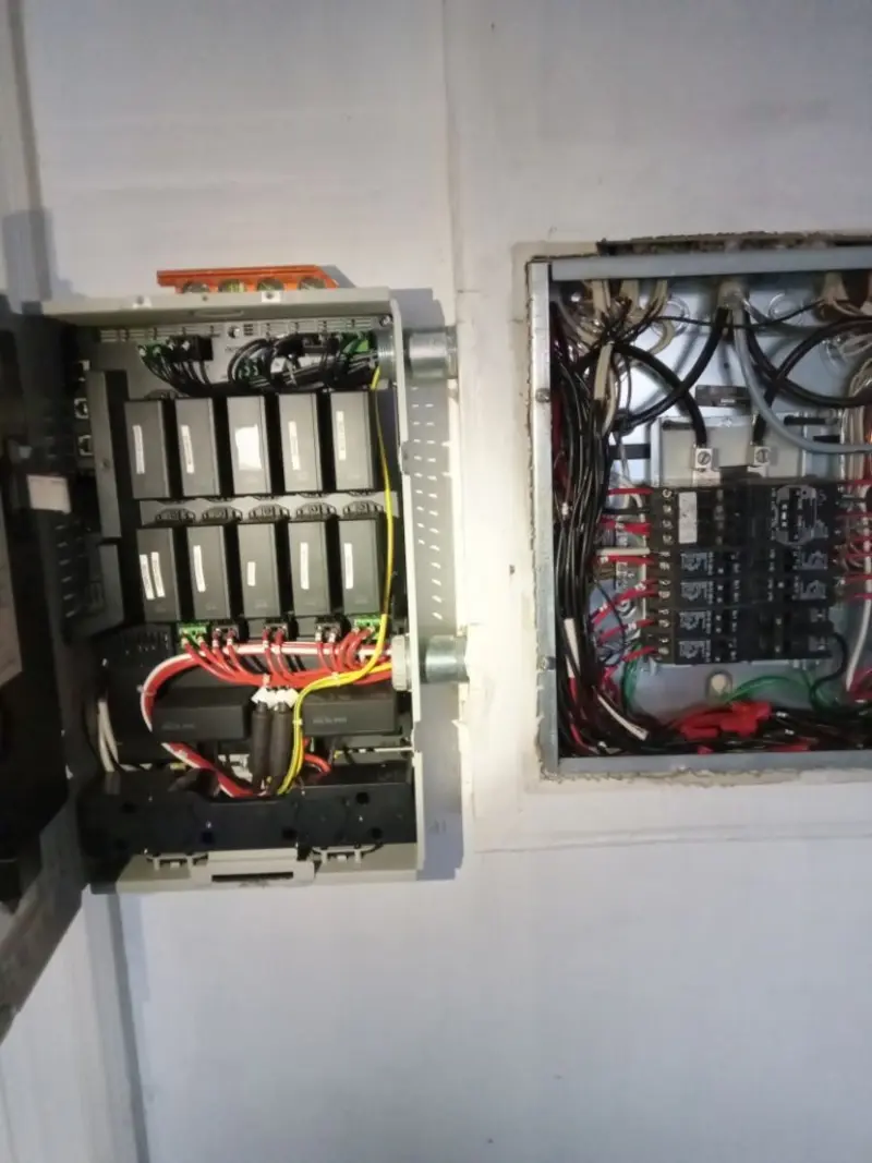 Electrical panel upgrade completed for Security Camera Wiring in Port Huron